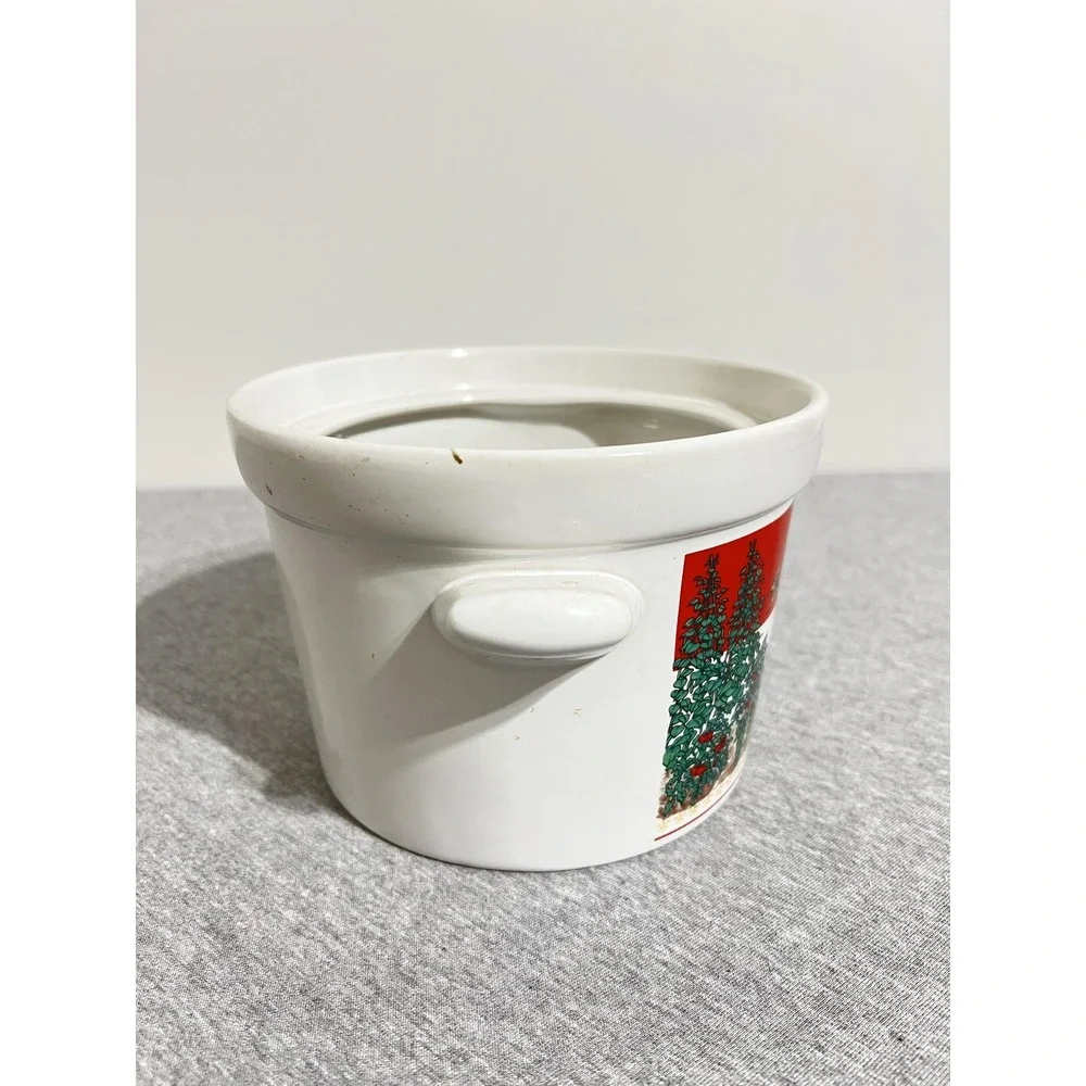 Vintage‎ 1993 Campbell's Kids Soup Crock Bowl White Handles Westwood Thailand